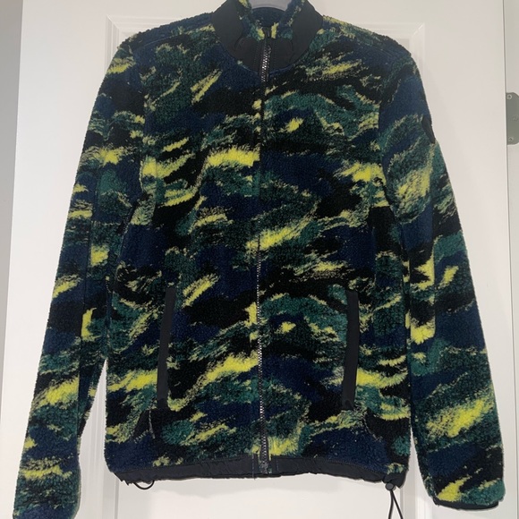 American eagle retro zip up fleece jacket - Picture 1 of 6